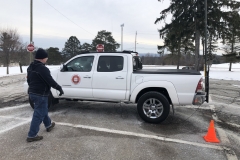 John N8CD preparing to setup